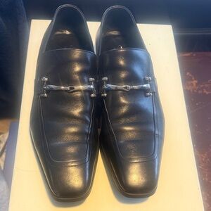 Gucci Men's Black Leather Loafers